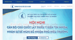 Desktop Screenshot of hcmus.edu.vn